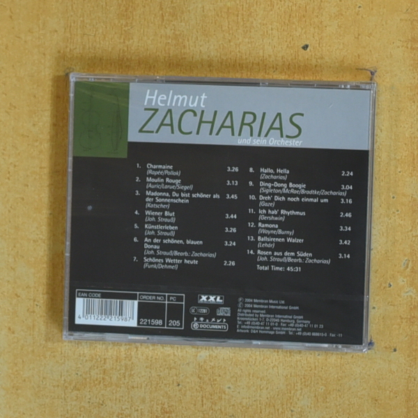 HELMUT ZACHARIAS - CHARMAINE - CD