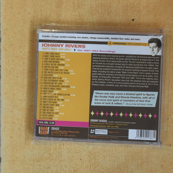 JOHNNY RIVERS - THATS ROCK AND ROLL - CD