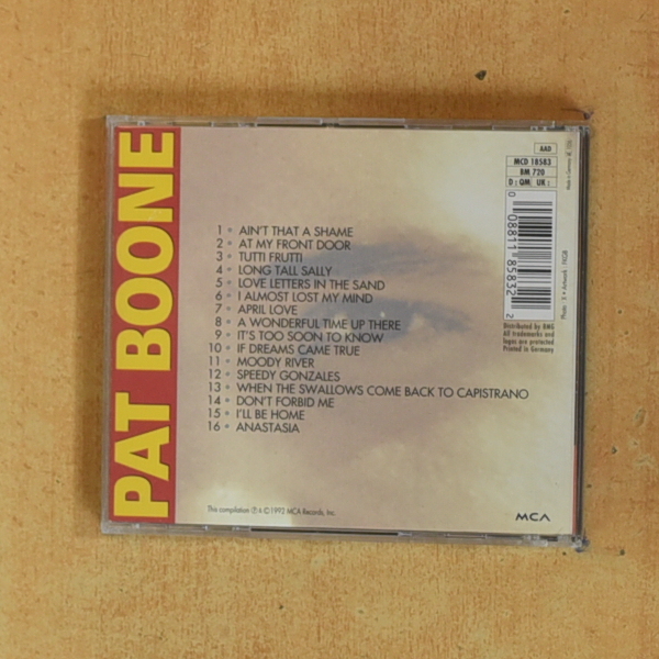 PAT BOONE - PAT BOONE - CD