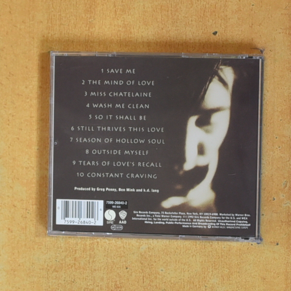 KD LANG - INGENUE - CD