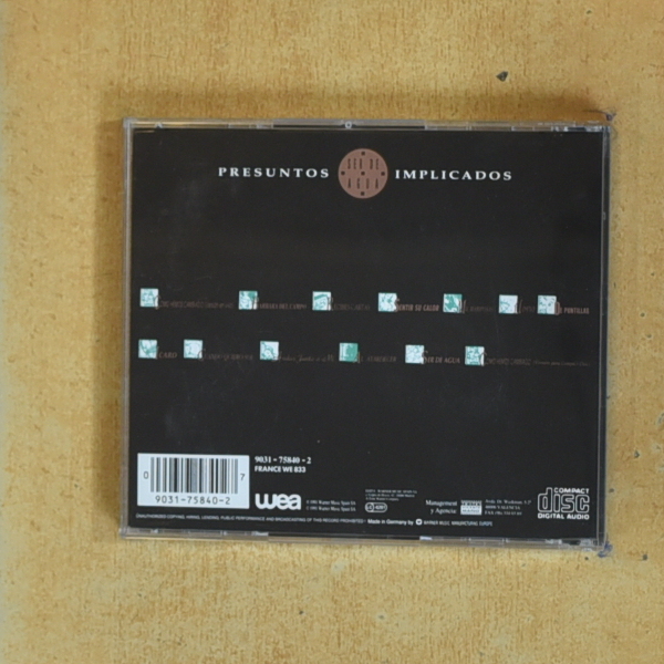 PRESUTNOS IMPLICADOS - SER DE AGUA - CD