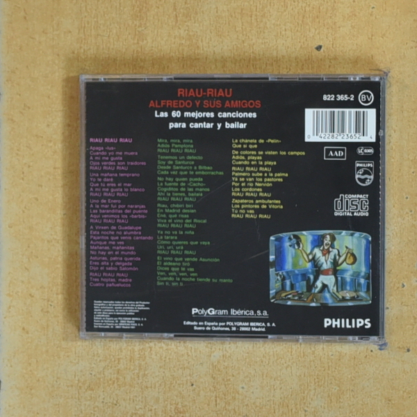 ALFREDO Y SUS AMIGOS - RIAU RIAU - CD