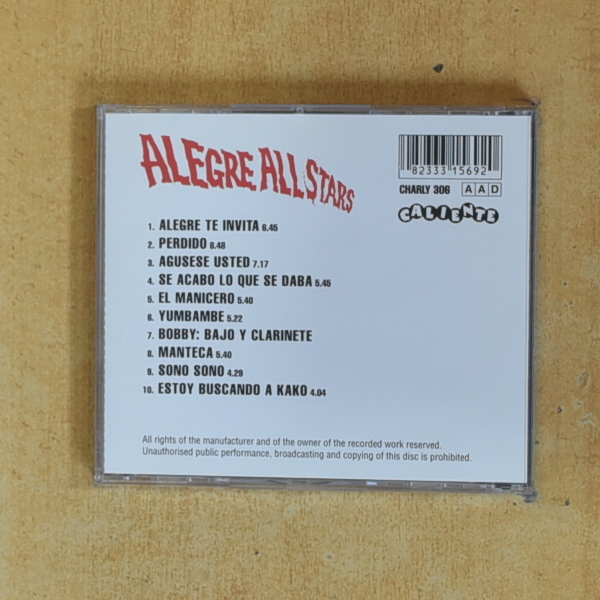 ALEGRE ALL STARS - TE INVITA - CD