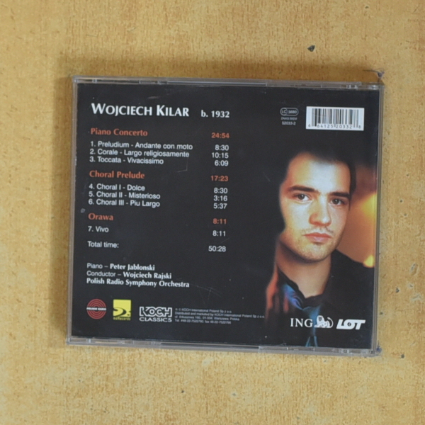 PETER JABLONSKI - PIANO CONCERTO CHORAL PRELUDE ORAWA - CD