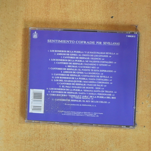 VARIOS - SENTIMIENTO COFRADE POR SEVILLANAS - CD