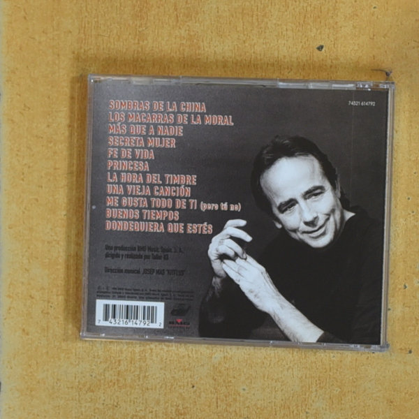 JOAN MANUEL SERRAT - SOMBRAS DE LA CHINA - CD