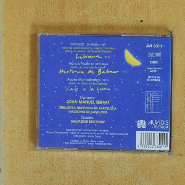 JOAN MANUEL SERRAT - VIAJE A LA LUNA - CD
