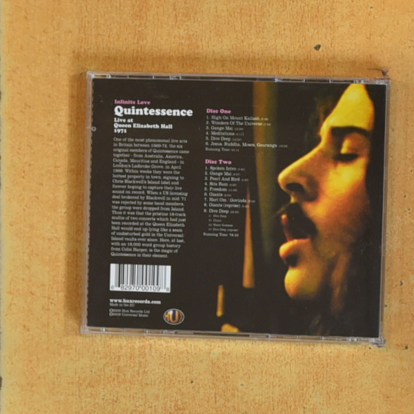 QUINTESSENCE - LIVE AT QUEEN ELIZABETH HALL 1971 - CD