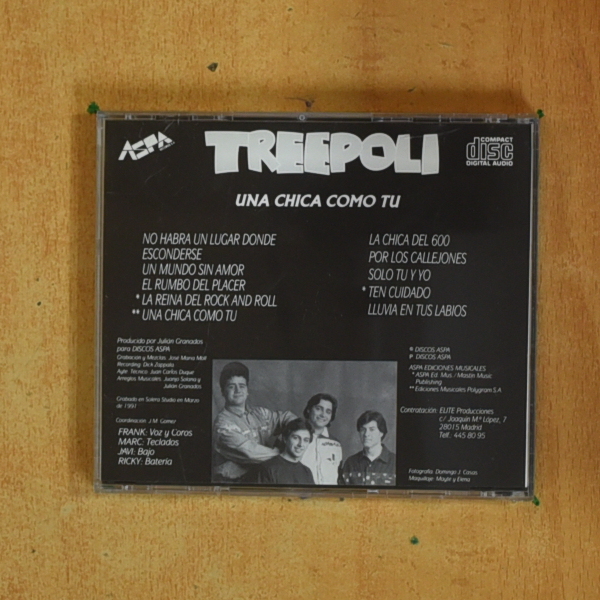 TREEPOLI - UNA CHICA COMO TU - CD