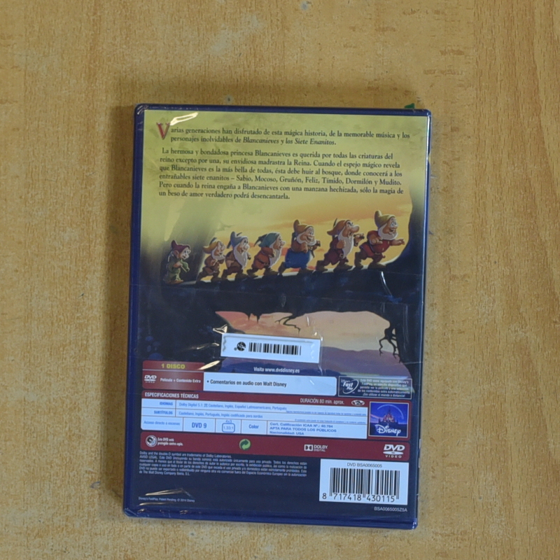 BLANCANIEVES Y LOS SIETE ENANITOS - DVD