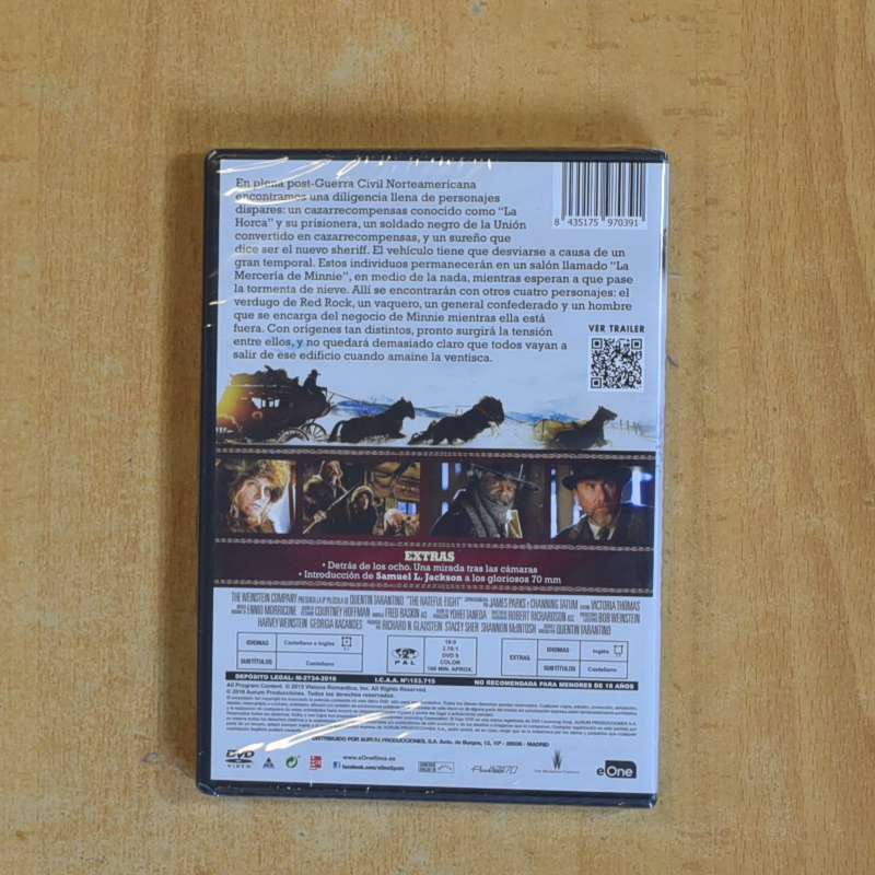 LOS ODIOSOS OCHO - DVD