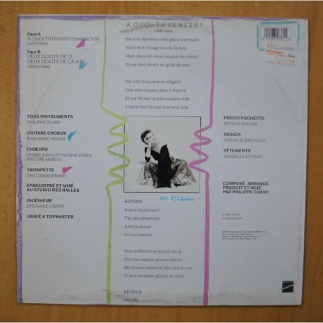 CAROLINE LOEB - A QUOI TU PENSES? - MAXI