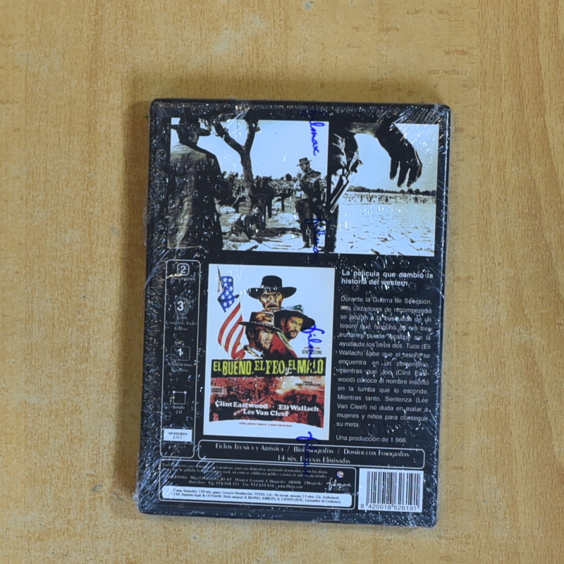 EL BUENO EL FEO Y EL MALO - DVD