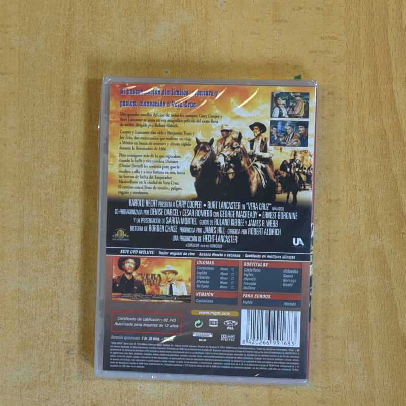 VERA CRUZ - DVD