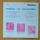 MANOLO " EL MALAGUEÑO " - PALOMO ENAMORADO + 4 - EP