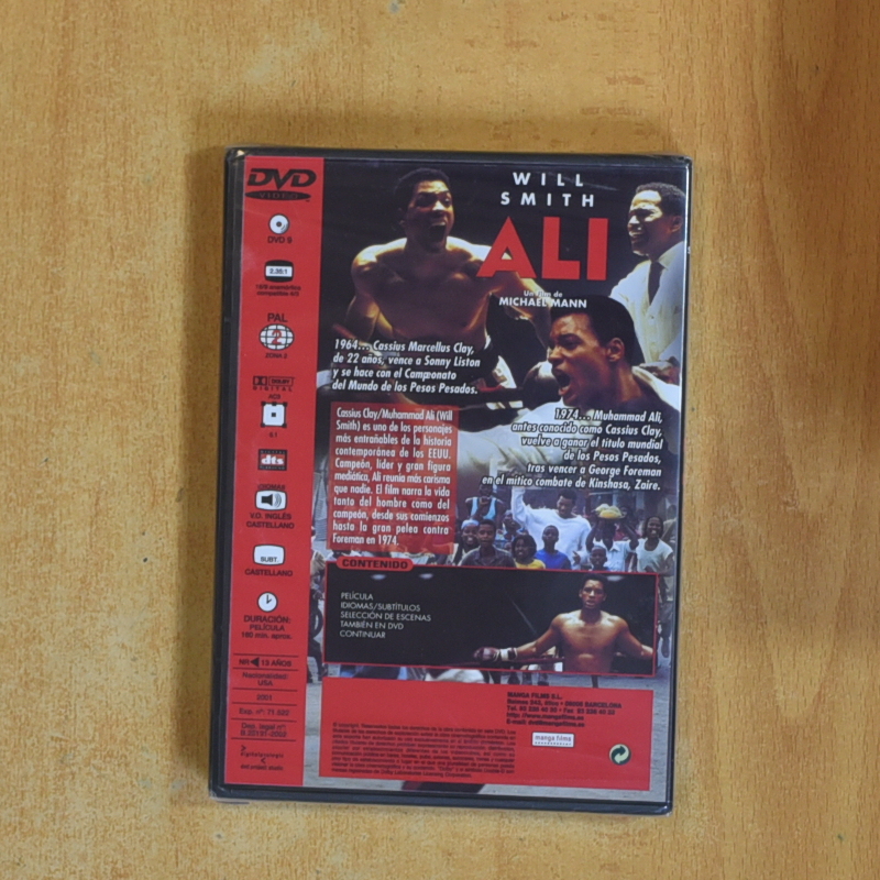 ALI - DVD