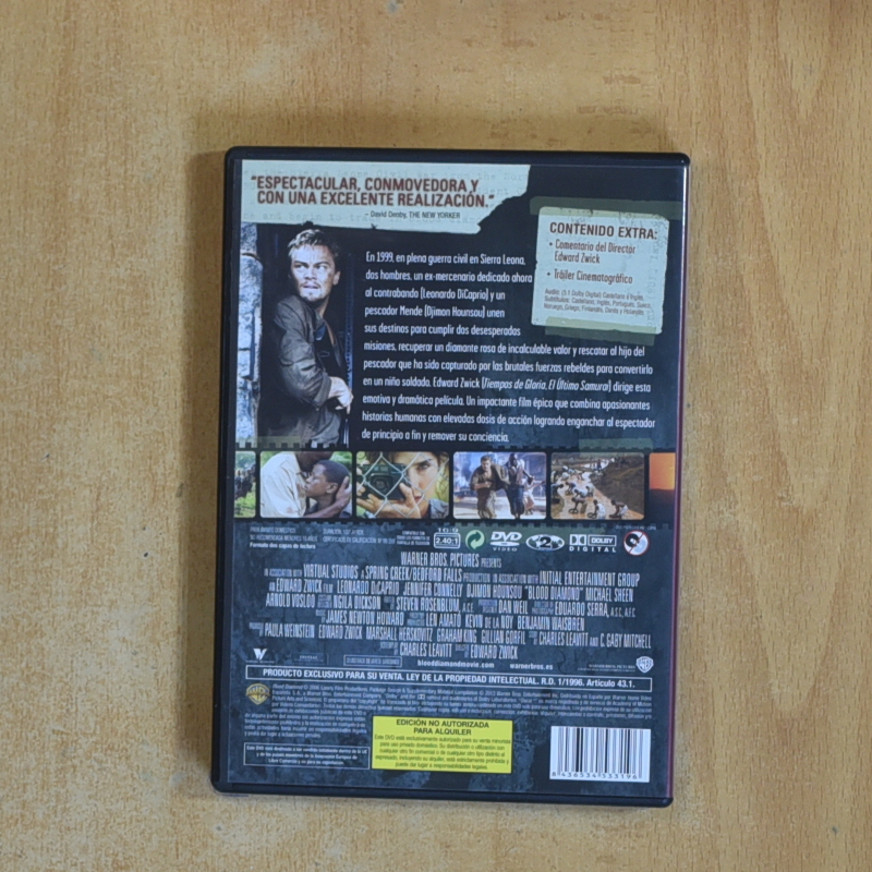 DIAMANTE DE SANGRE - DVD