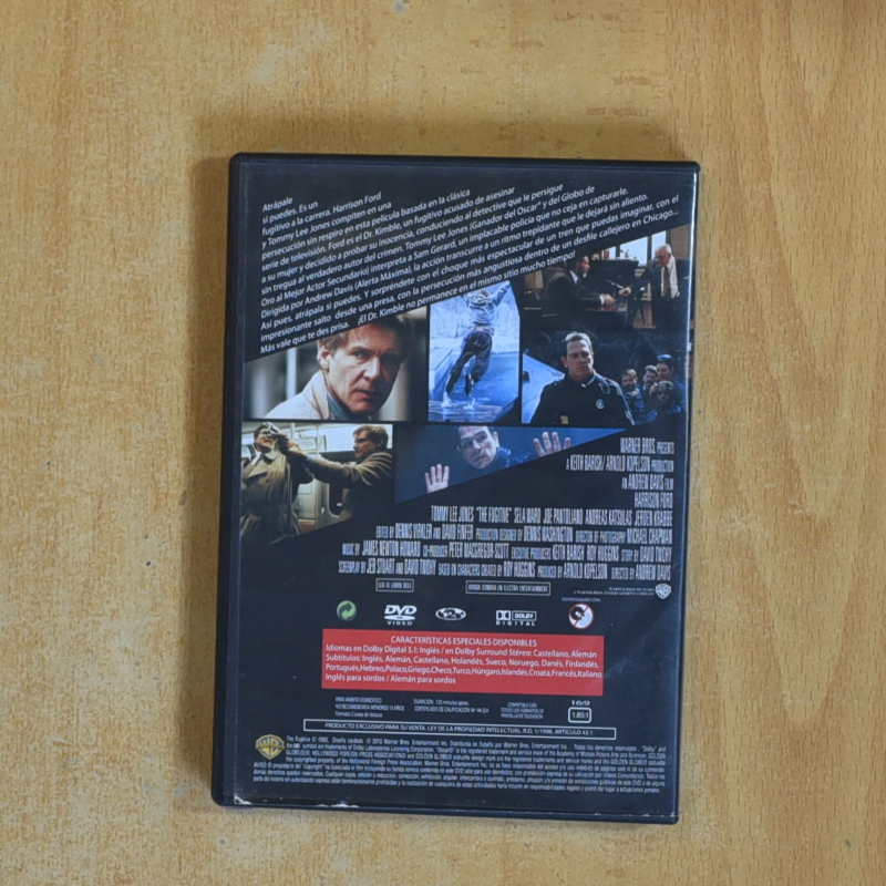 EL FUGITIVO - DVD