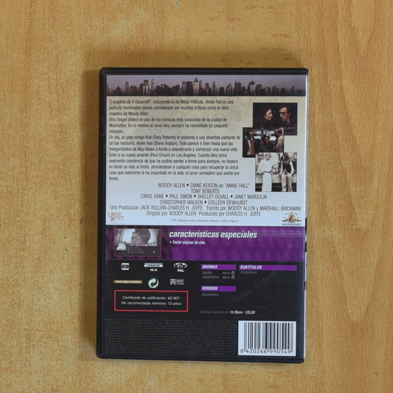 ANNIE HALL - DVD
