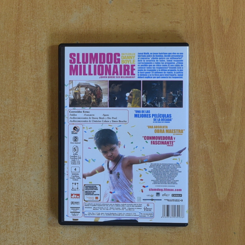 SLUMDOG MILLIONAIRE - DVD