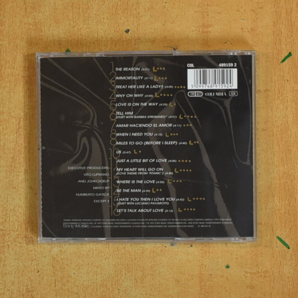 CELINE DION - LETS TALK ABOUT LOVE - CD
