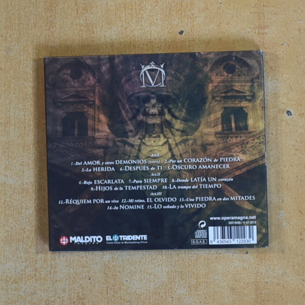 OPERA MAGNA - DEL AMOR Y OTROS DEMONIOS - CD