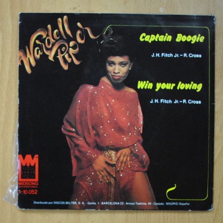 WARDELL PIPER - CAPTAIN BOOGIE / WIN YOUR LOVING - SINGLE