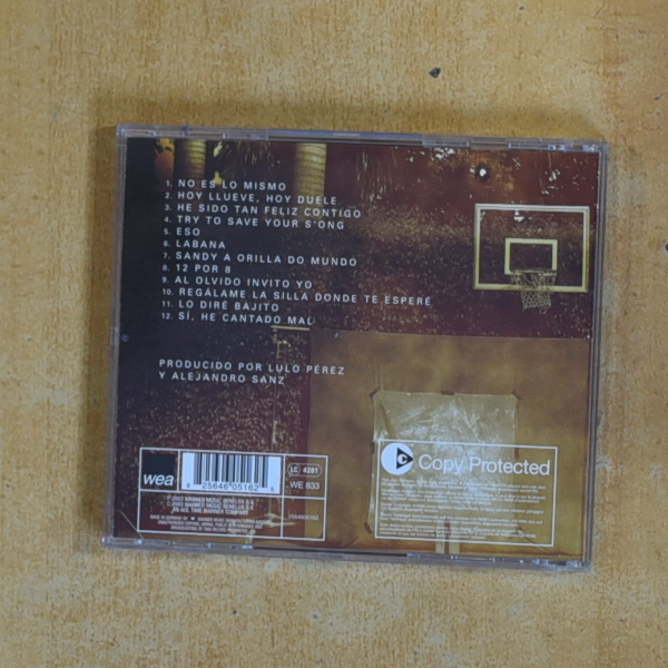 ALEJANDRO SANZ - NO ES LO MISMO - CD
