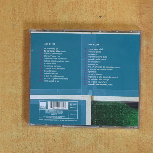 ALEJANDRO SANZ - GRANDES EXITOS 91 04 - CD