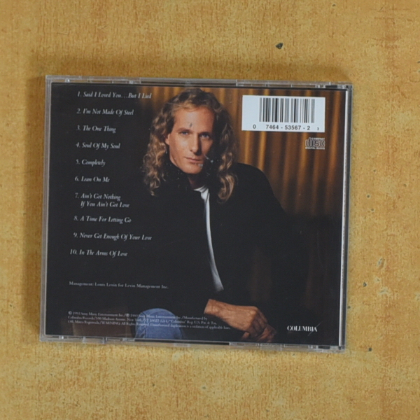 MICHAEL BOLTON - THE ONE THING - CD
