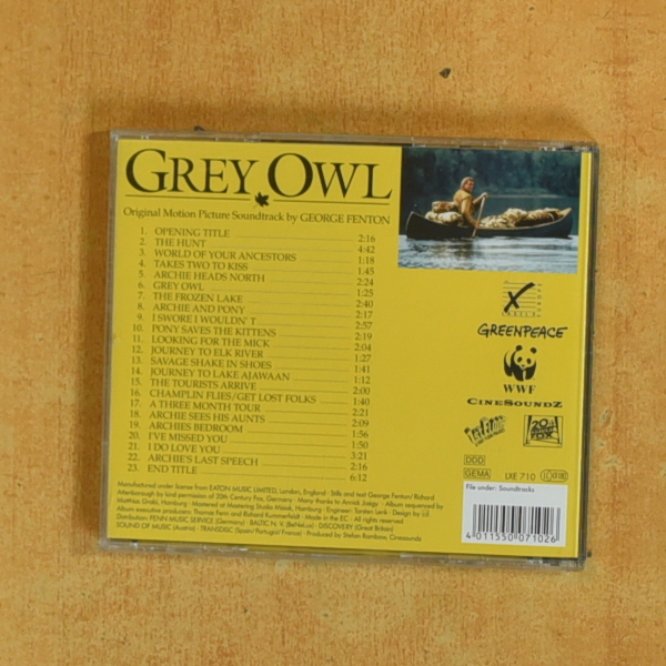 GEORGE FENTON - GREY OWL - CD