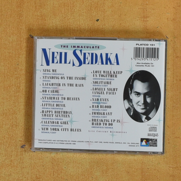 NEIL SEKADA - THE IMMACULATE - CD