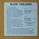 SLOW CHILDREN - TALK ABOUT HORSES / TICKET TO FRANCE