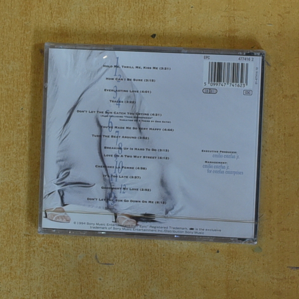 GLORIA ESTEFAN - HOLD ME THRILL ME KISS ME - CD