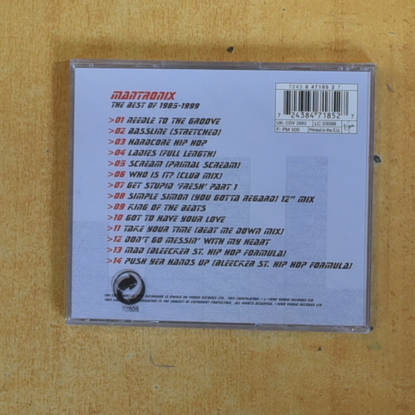 VARIOS - MANTRONT THE BEST OF 1985 / 1999 - CD