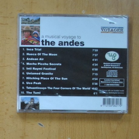 VARIOS - A MUSICAL VOYAGE TO THE ANDES - CD