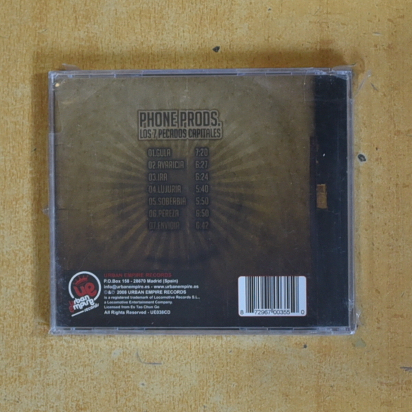 PHONE PRODS - LOS 7 PECADOS CAPITALES - CD
