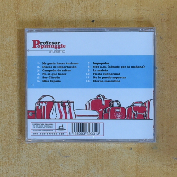 PROFESOR POPSNUGGLE - TURISMO - CD