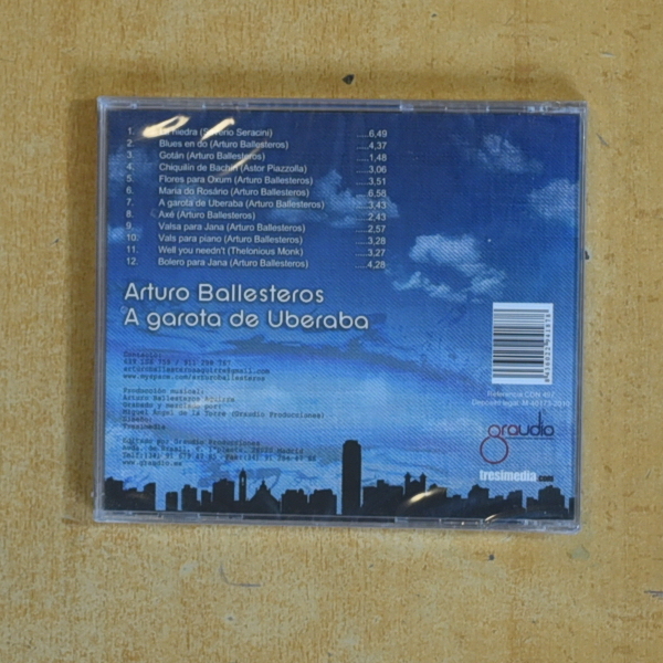 ARTURO BALLESTEROS - A GAROTA DE UBERABA - CD