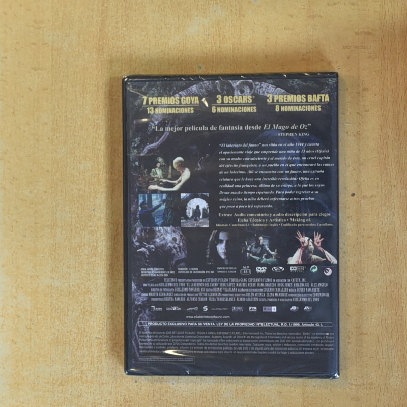 EL LABERINTO DEL FAUNO - DVD