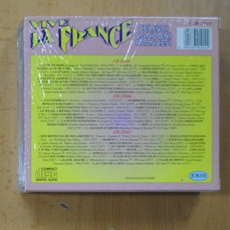 VARIOS - VIVE LA FRANCE - 3 CD
