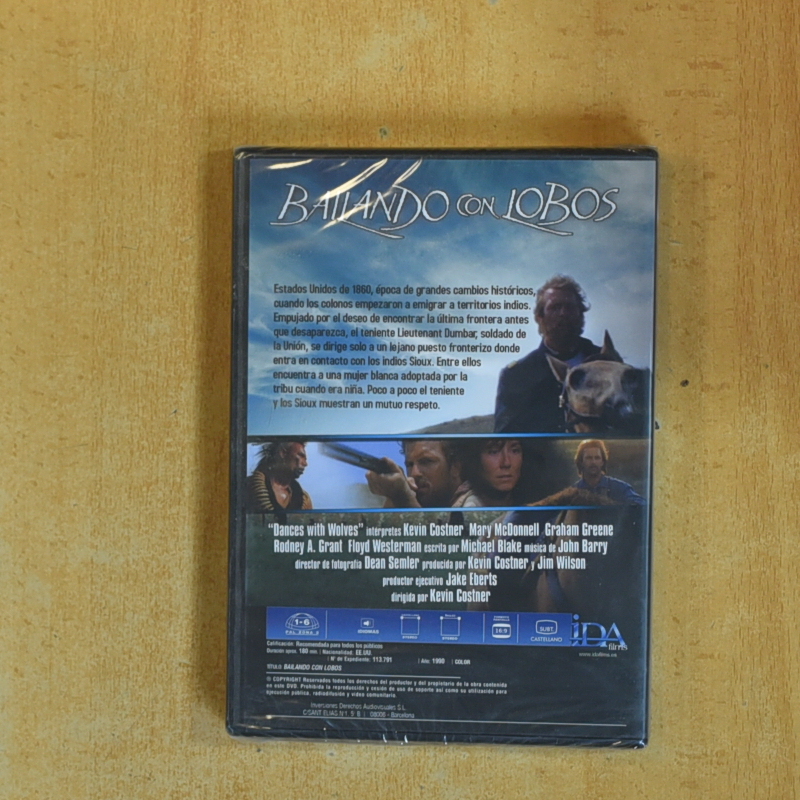 BAILANDO CON LOBOS - DVD