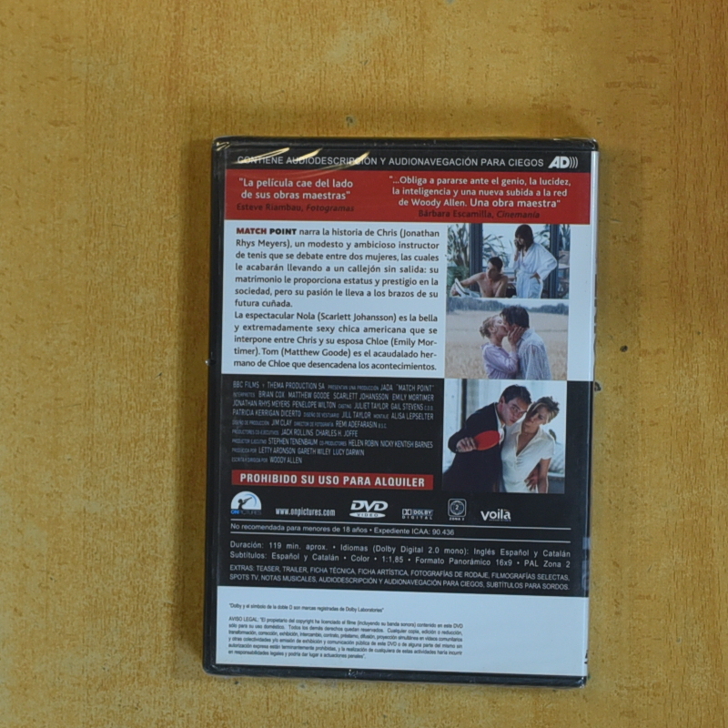 MATCH POINT - DVD