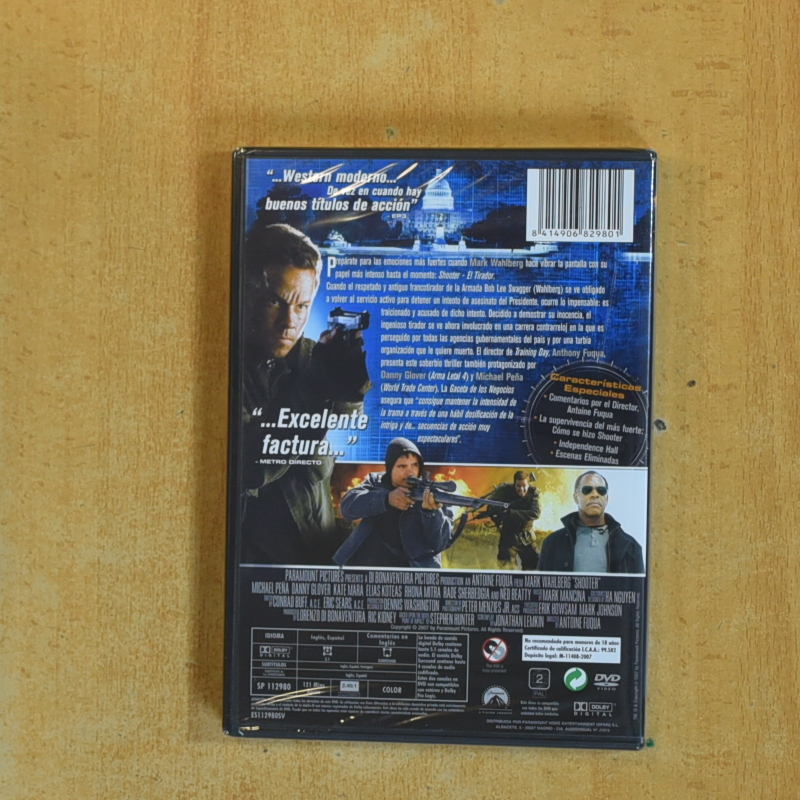 SHOOTER EL TIRADOR - DVD