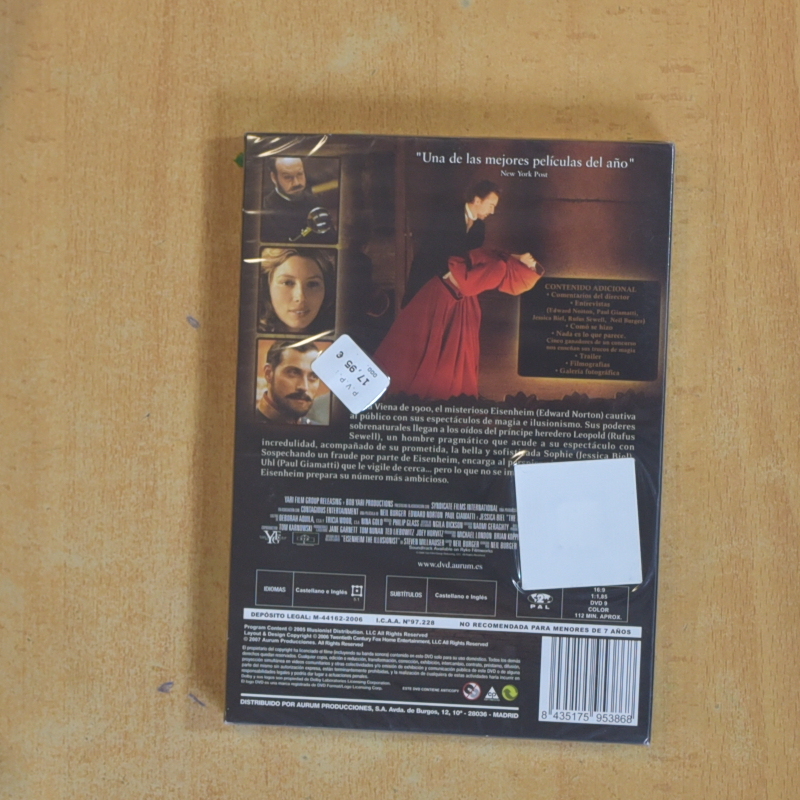 EL ILUSIONISTA - DVD