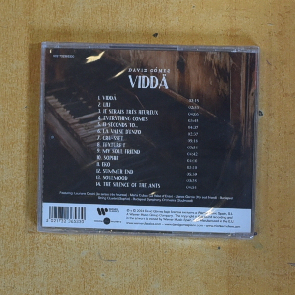 DAVID GOMEZ - VIDDA - CD