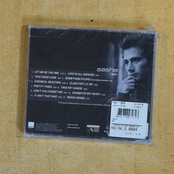 SASHA - YOU - CD