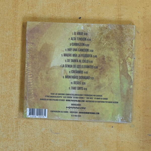 SAGRISTA - LA SENDA DE LOS ELEFANTES - CD