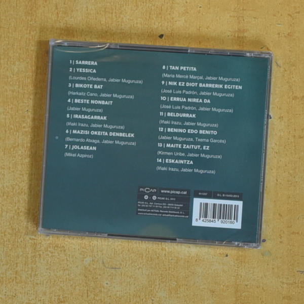 JABIER MUGURUZA - BARNASANTS 2015 - CD