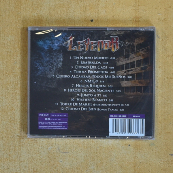 LEYENDA - CIUDAD DEL CAOS - CD